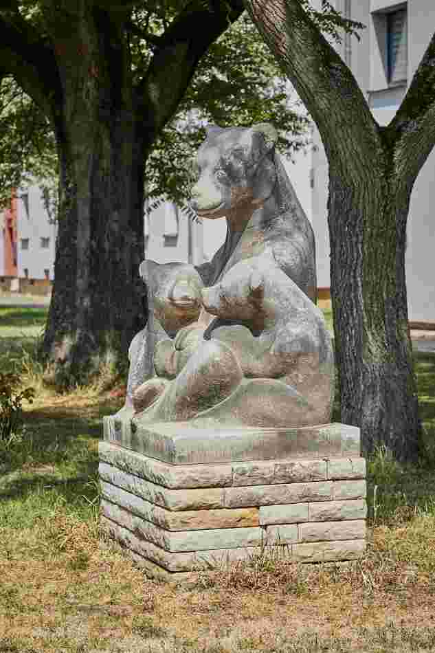 Skulptur aus Sandstein 