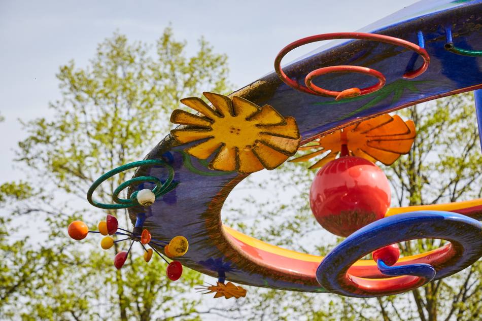 Ein Teil der Skulptur