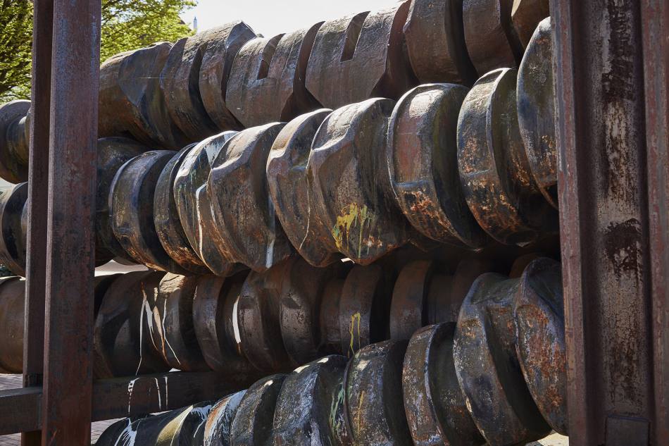 Ein Teil der Skulptur